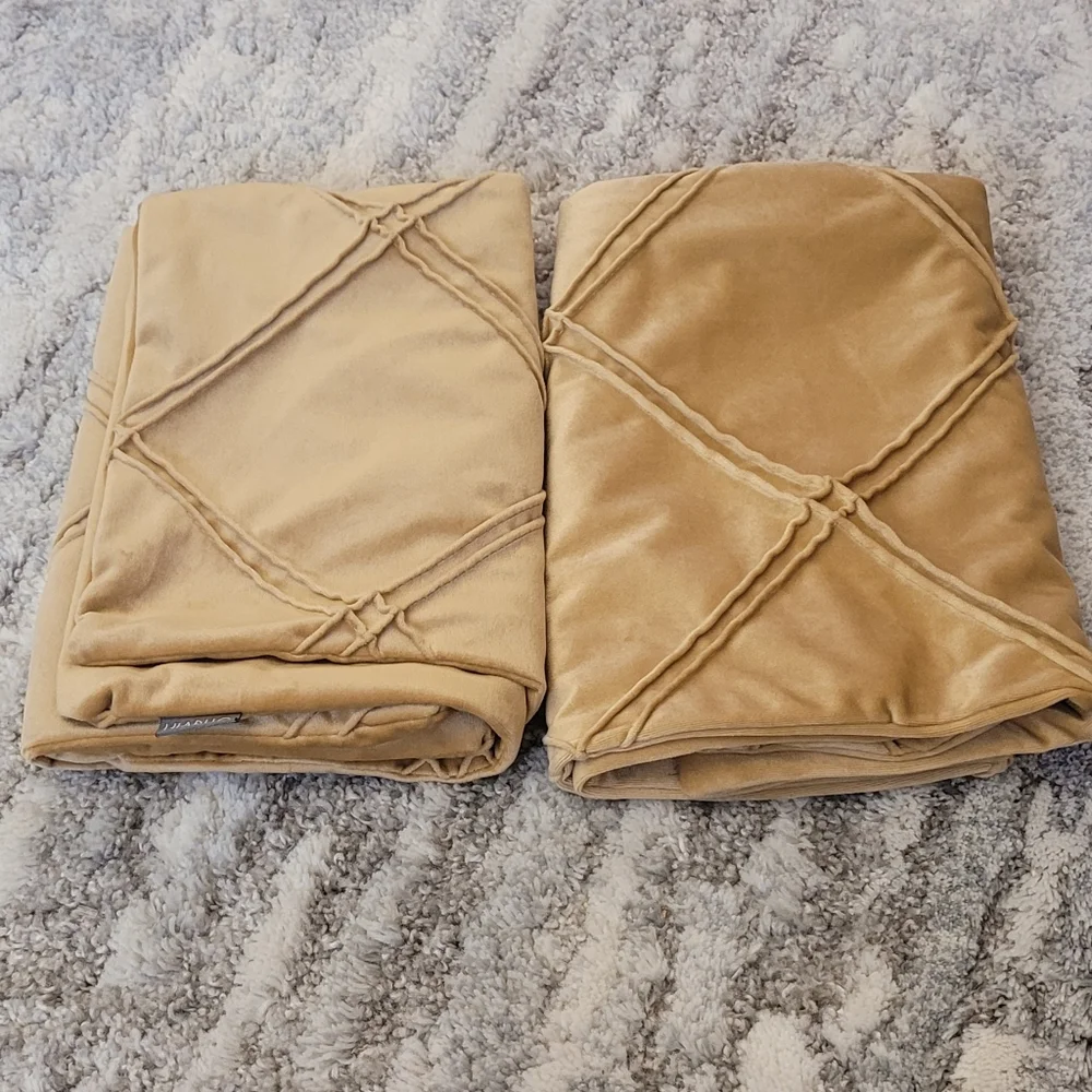 Big throw pillowcase, gold color 23